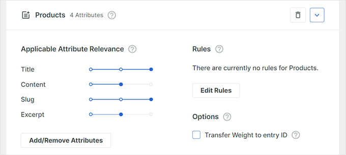 Peso del prodotto regolato Peso del prodotto regolato