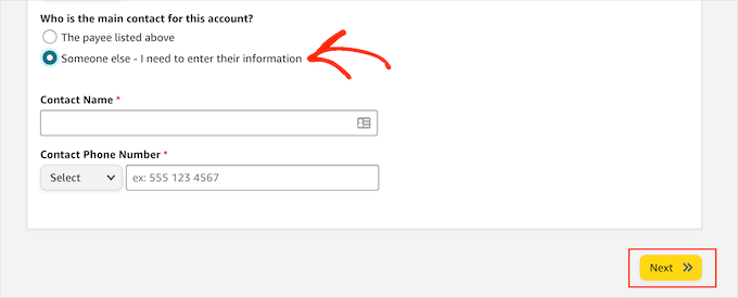 Adding a new payee to your Amazon associates account Adding a new payee to your Amazon associates account