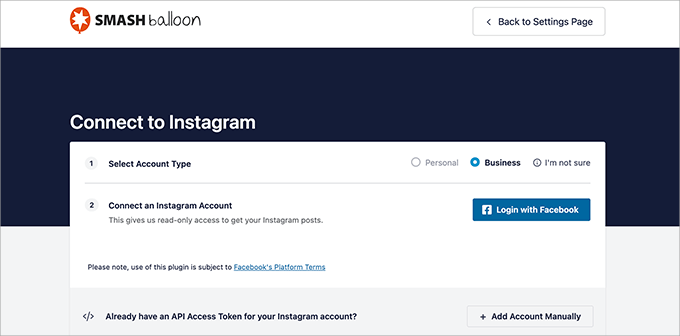 connect-profiles Smash Balloon connect profiles