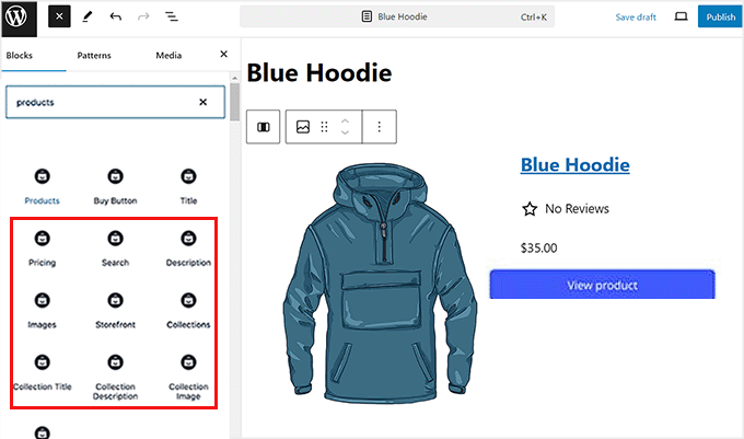 Extra blocks in ShopWP Extra blocks in ShopWP