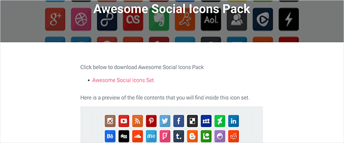 File download page File download page