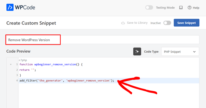 Adding your first code snippet Adding your first code snippet