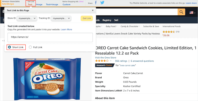 Getting an Amazon affiliate link for your online store Getting an Amazon affiliate link for your online store
