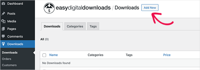 Add new download Add new download