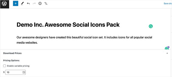 Add product details Add product details