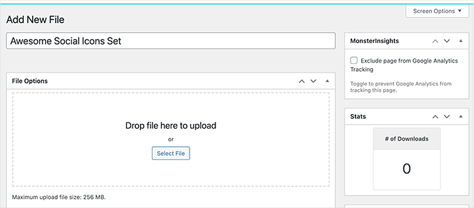 Add your download details Add your download details