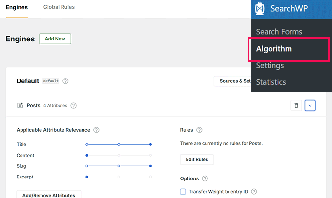 Motori di ricerca SearchWP Motori di ricerca SearchWP