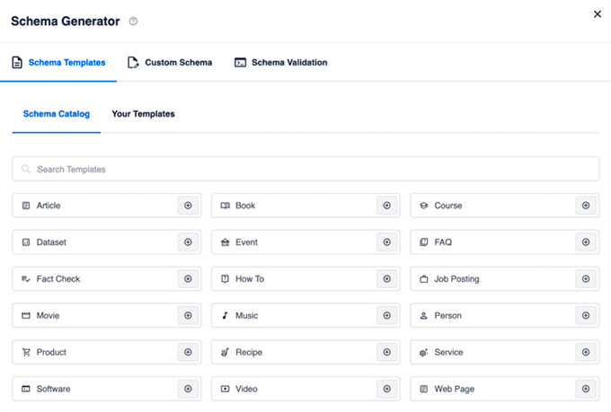 AIOSEO Custom Schema Generator for WordPress AIOSEO Custom Schema Generator for WordPress