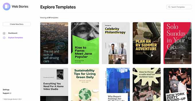 Create new story Create new story