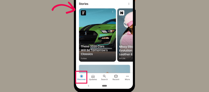 Stories in Google Discover Stories in Google Discover