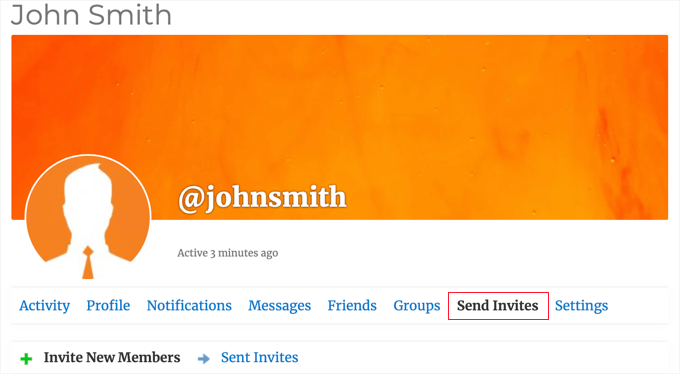 Los usuarios pueden invitar a sus amigos desde su página de perfil