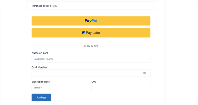 Easy Digital DownloadsでのPayPal Commerceチェックアウト