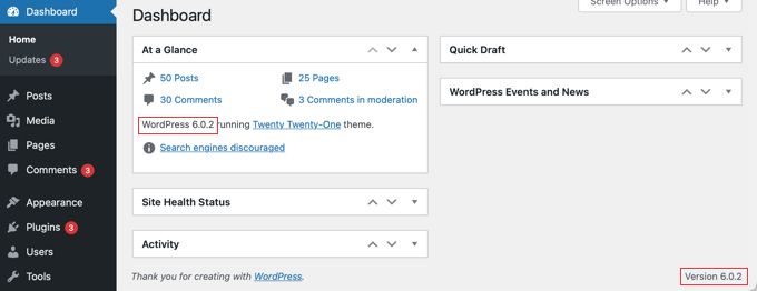 How to Check Your WordPress Version How to Check Your WordPress Version