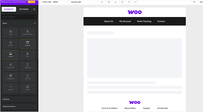 YayMail drag and drop builder