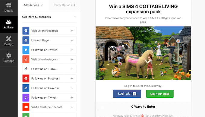 Twitch çekilişinize eylemler ekleme Twitch çekilişinize eylemler ekleme