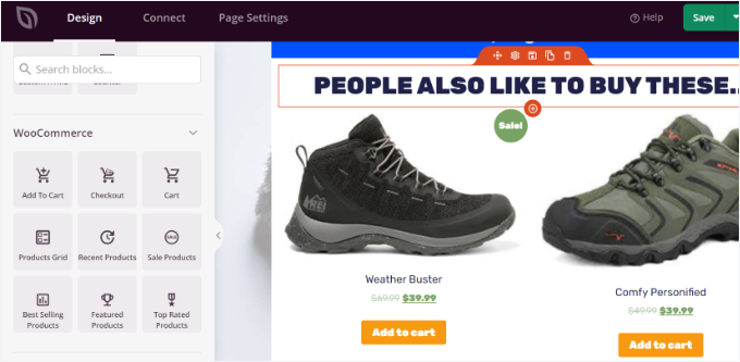 Add WooCommerce blocks