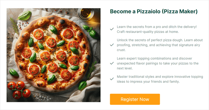 Exemplo de uma imagem publicada gerada por IA criada usando o SeedProd