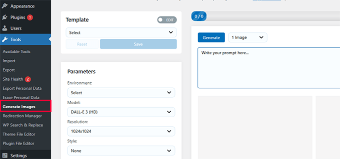 Write a prompt to generate an image Write a prompt to generate an image