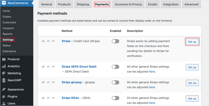 Set Up Stripe Credit Card in WooCommerce Set Up Stripe Credit Card in WooCommerce