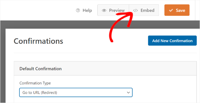 Embed your form Embed your form