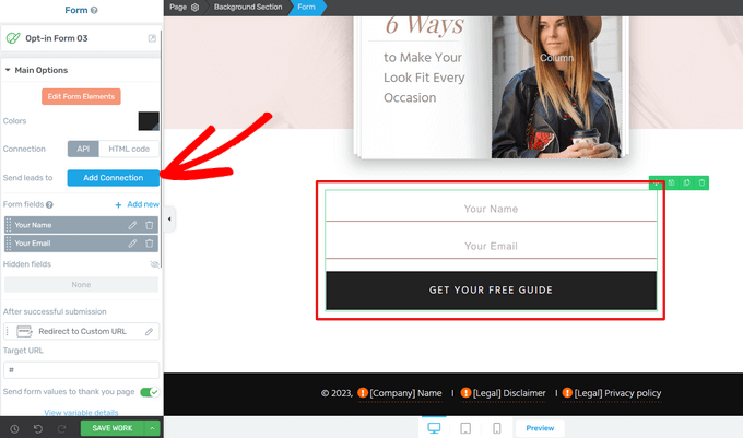 Add email service connection in Thrive Architect Add email service connection in Thrive Architect
