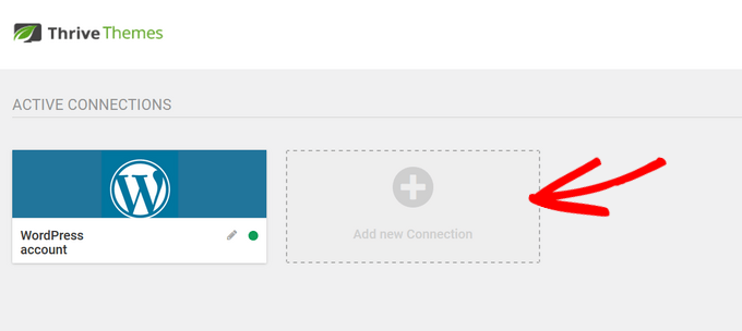 Click the Add New Connection button Click the Add New Connection button