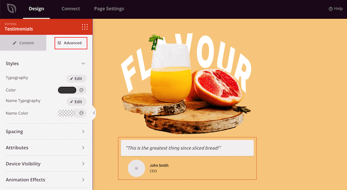 SeedProd の高度な顧客の声設定 SeedProd の高度な顧客の声設定
