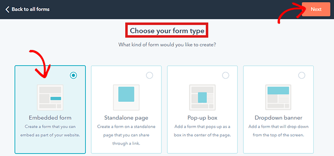 choose-form-type Choose a form type