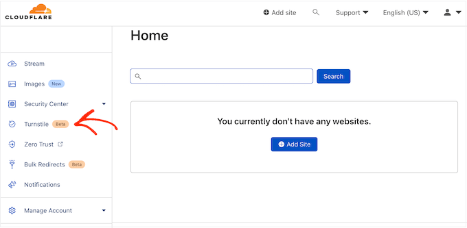 The Cloudflare dashboard The Cloudflare dashboard