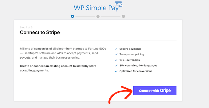 So verbinden Sie WP Simple Pay mit Stripe