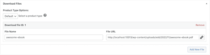Hochladen eines herunterladbaren Produkts