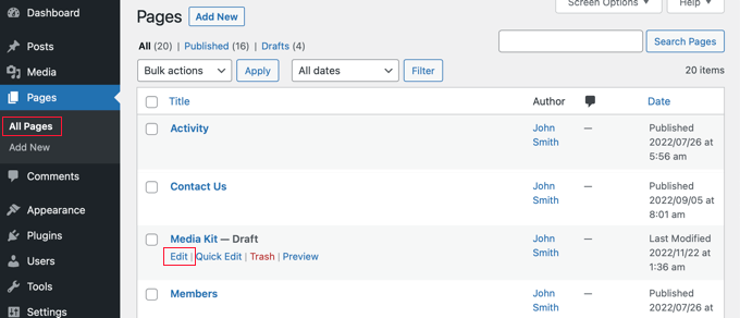 Yayıncı Medya Kiti Taslak Bir Medya Kiti Oluşturur