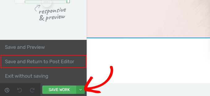 Save and exit Thrive Architect Editor Save and exit Thrive Architect Editor