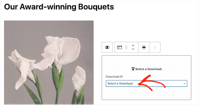 Konfigurieren des EDD-Kaufschaltflächen-Blocks