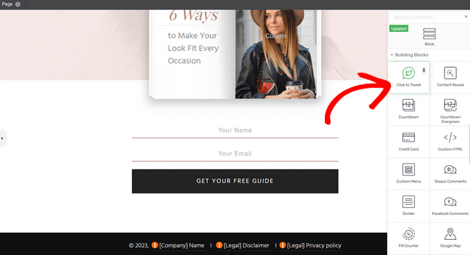 Thrive Architect building blocks Thrive Architect building blocks