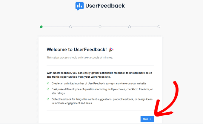 UserFeedback Setup Wizard UserFeedback Setup Wizard