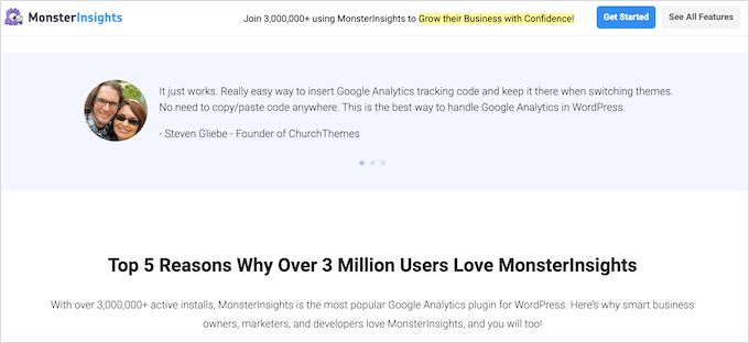 回転するお客様の声セクション 回転するお客様の声セクション