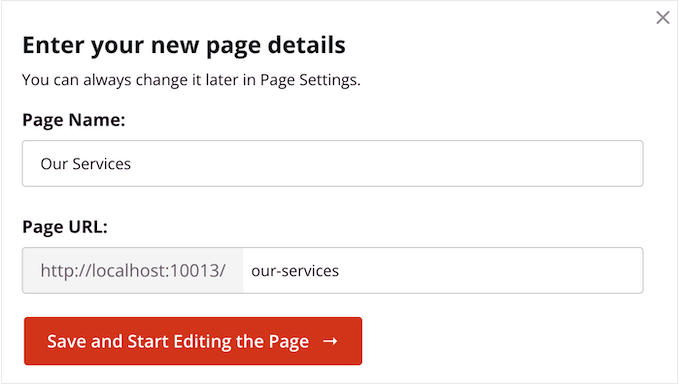 Creating a new page using SeedProd Creating a new page using SeedProd