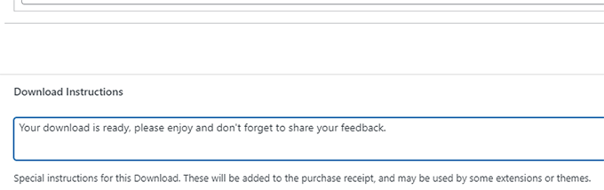 instrucciones de descarga