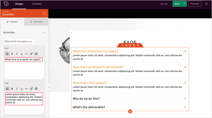 Editing the FAQ Section Editing the FAQ Section