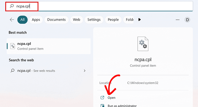 go-to-ncpacpl-for-network-connections Go to ncpa.cpl for network connections