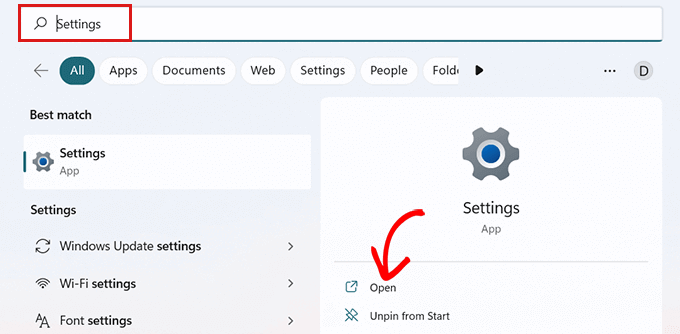 go-to-settings-from-start-menu Go to Settings from the Start menu