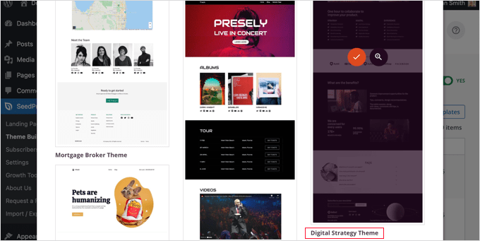 Select a Theme That Matches Your Needs Select a Theme That Matches Your Needs