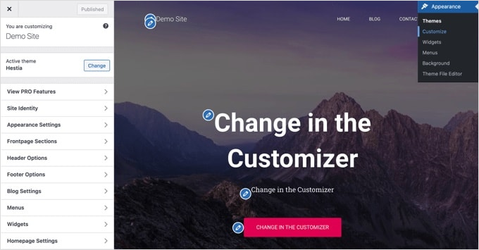 Using WordPress's Theme Customizer Using WordPress's Theme Customizer