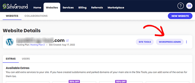 iniciar sesión en el administrador de WordPress