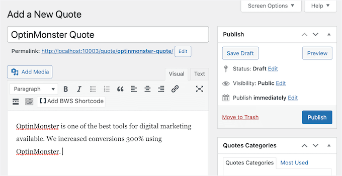OptinMonsterのお客様からの引用