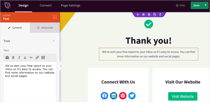You can edit existing blocks in SeedProd You can edit existing blocks in SeedProd