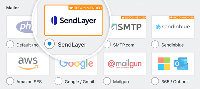 WordPress 用 SendLayer 接続