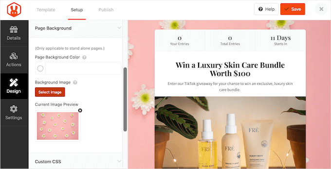 Customizing a WordPress contest Customizing a WordPress contest
