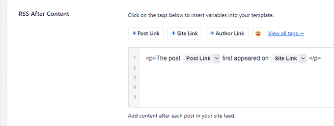 After content RSS After content RSS